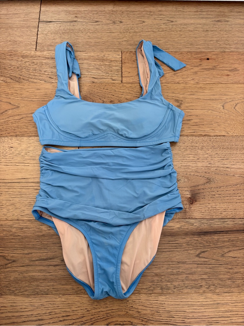 J. Crew Sky Blue Two-Piece Swim Set